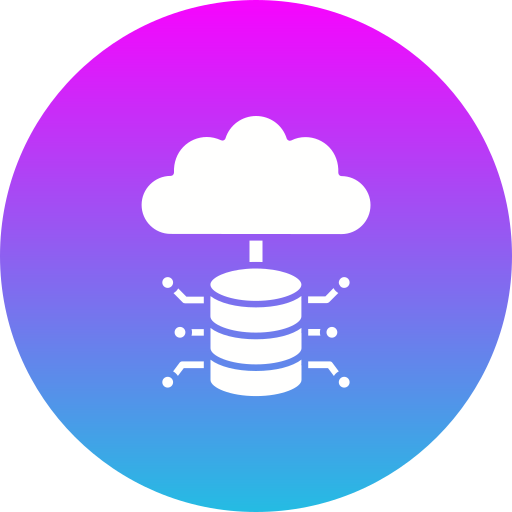 almacenamiento en la nube icono gratis