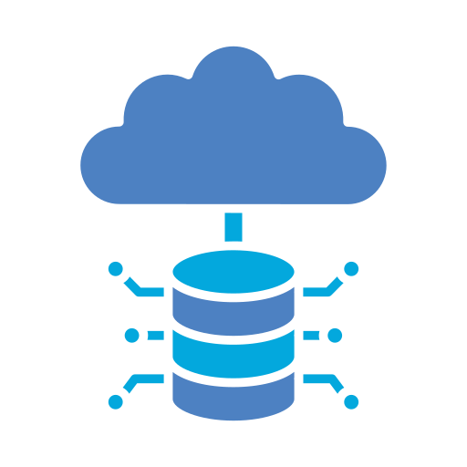 almacenamiento en la nube icono gratis