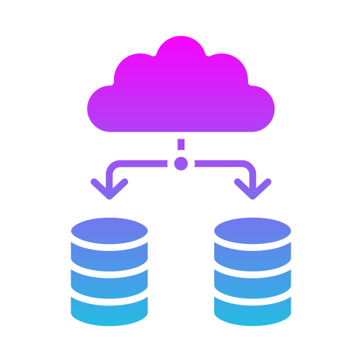 datos en la nube icono gratis