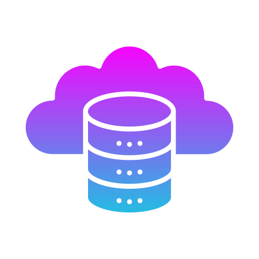 base de datos en la nube icono gratis