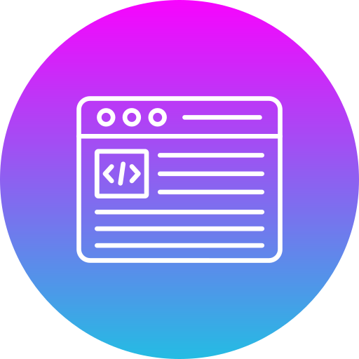 codificación web icono gratis