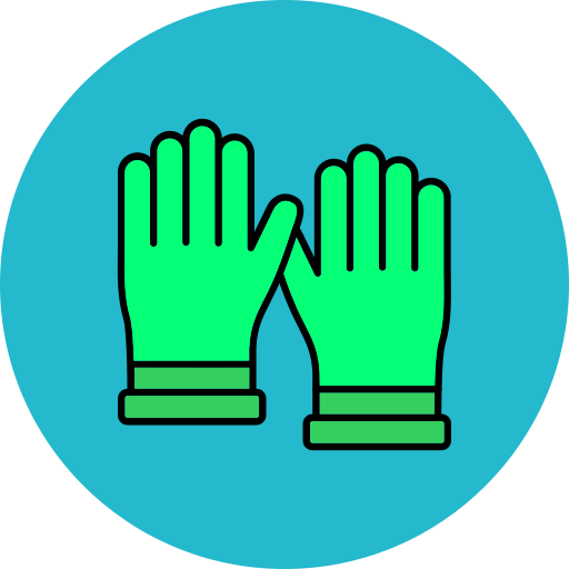 Guantes de limpieza icono gratis