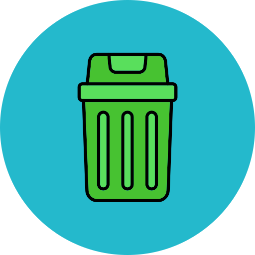 contenedor de basura icono gratis