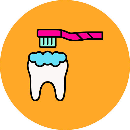 cepillado de dientes icono gratis