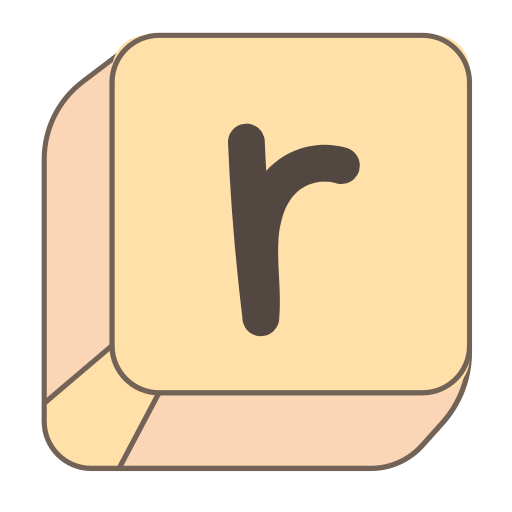letra r icono gratis