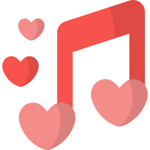 canción de amor icono gratis