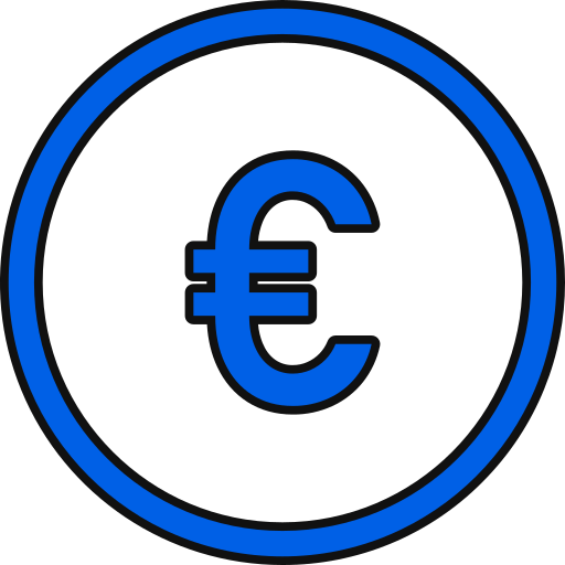 euro icono gratis