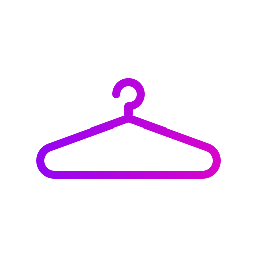 Clothes hanger Generic gradient outline icon