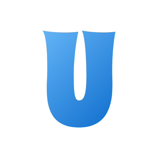 Letter u Generic gradient fill icon