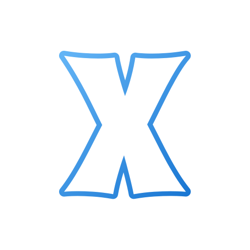 letra x icono gratis