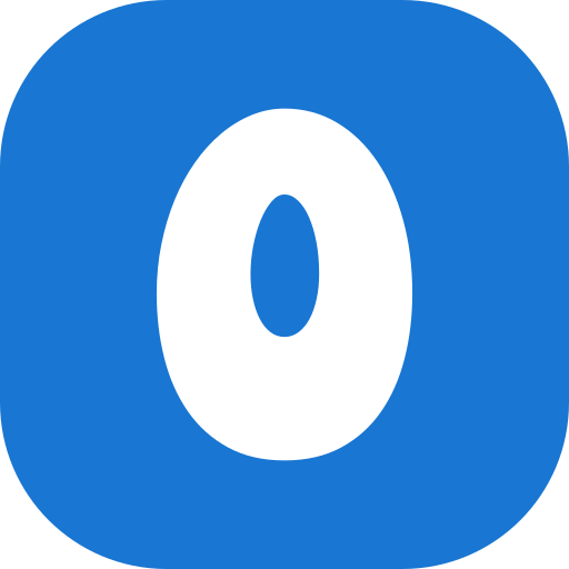 Letter o Generic color fill icon