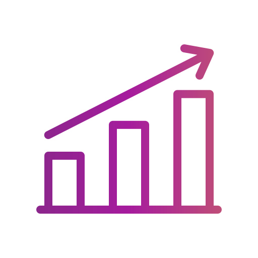 Graph Generic gradient outline icon