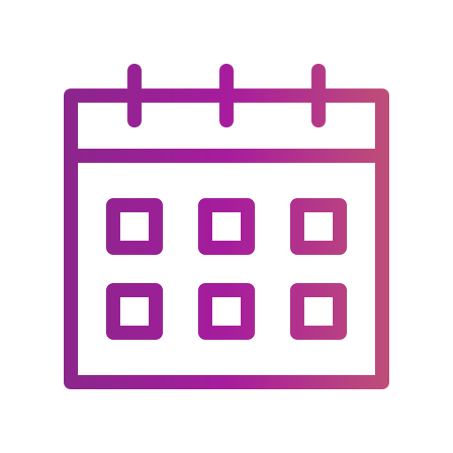 calendário grátis ícone