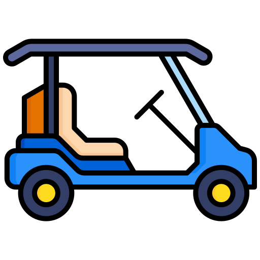 carro de golf icono gratis