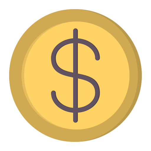 Монета бесплатно иконка