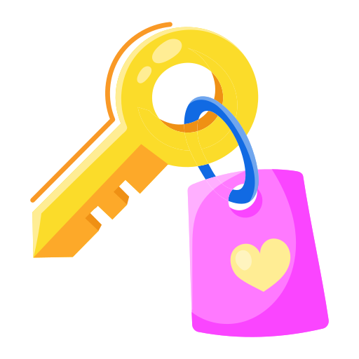 llave de amor gratis sticker