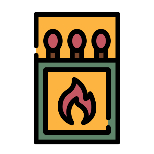 allumettes Icône gratuit