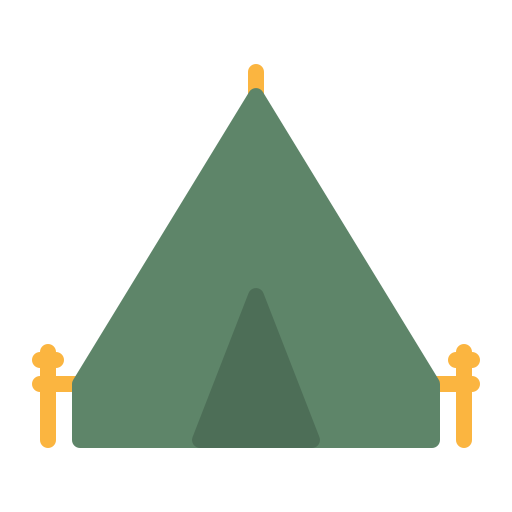 Tent Generic color fill icon