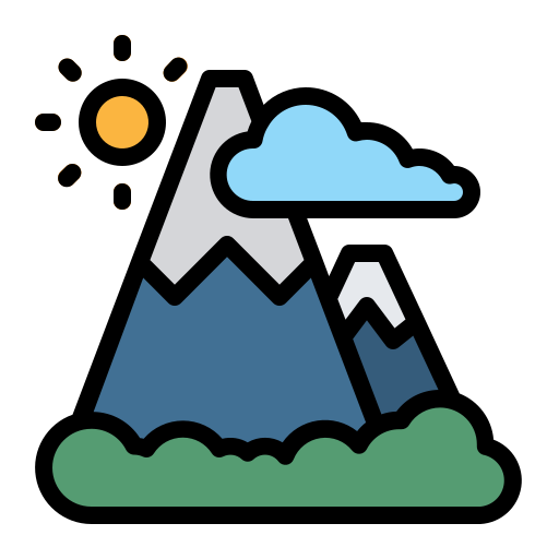 Mountain Generic color lineal-color icon