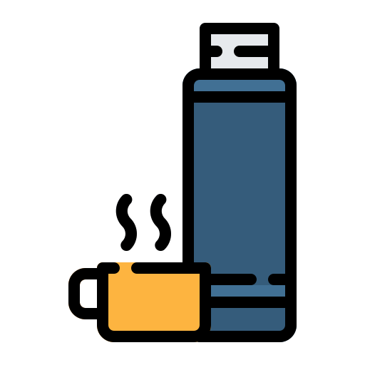 garrafa térmica grátis ícone