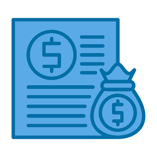 presupuesto icono gratis