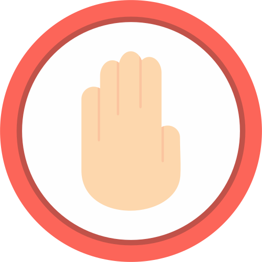 señal de stop icono gratis