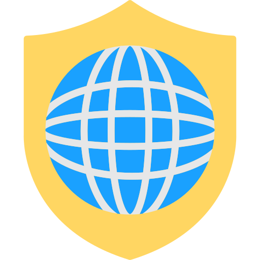 seguridad global icono gratis