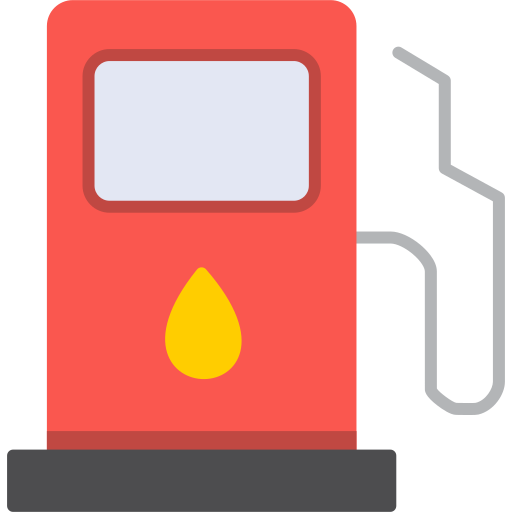 Fuel station Generic color fill icon