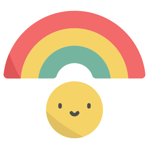 arco iris icono gratis