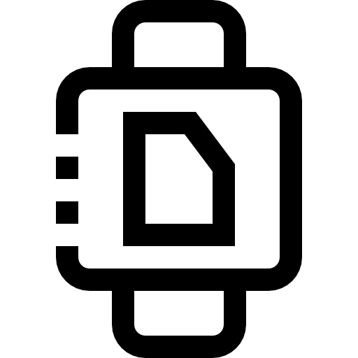 reloj inteligente icono gratis