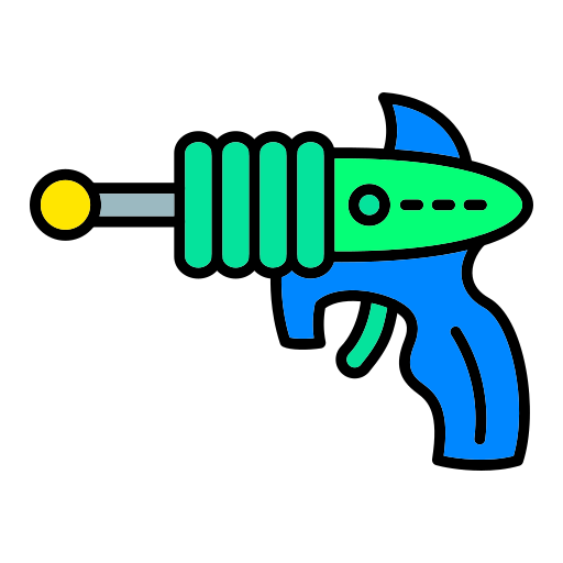 pistola espacial icono gratis