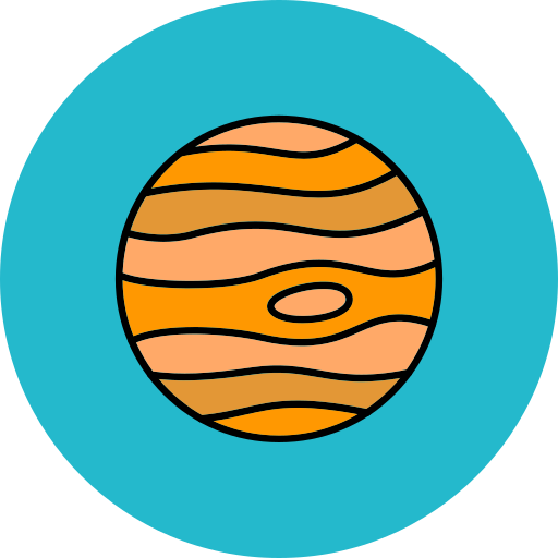 Jupiter Generic color lineal-color icon