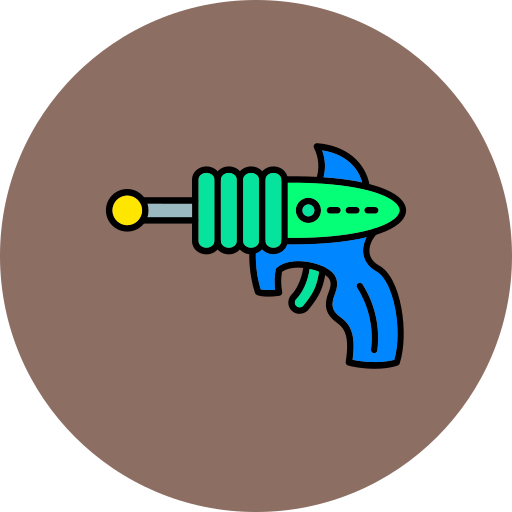 pistola espacial icono gratis