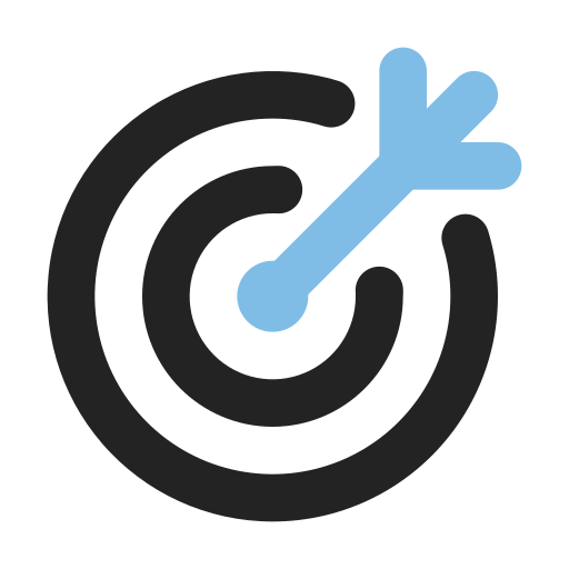 Target Generic color outline icon