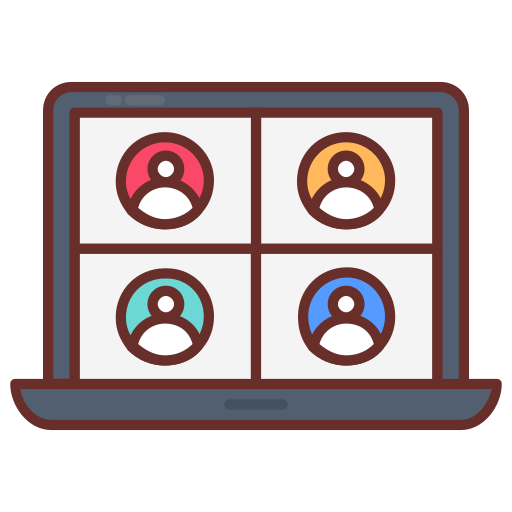 Videoconference free icon Videoconference free icon