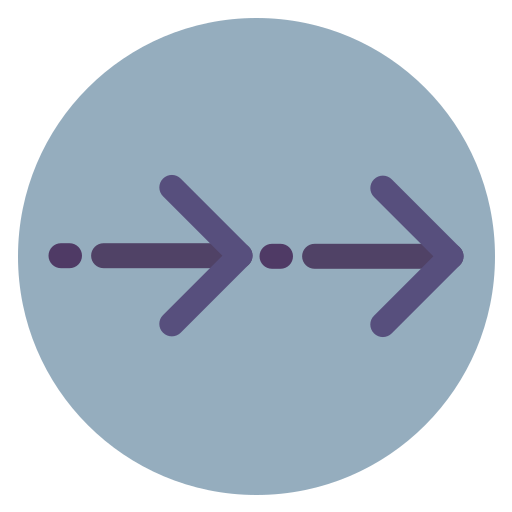 flecha correcta icono gratis