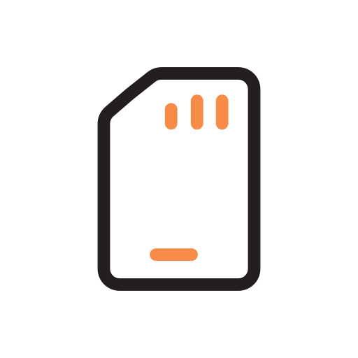 Memory card free icon