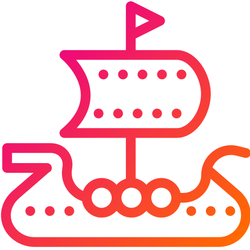 Viking ship Generic gradient outline icon