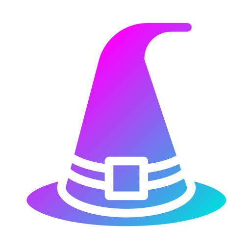 sombrero de bruja icono gratis