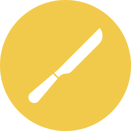 cuchillo para el pan icono gratis