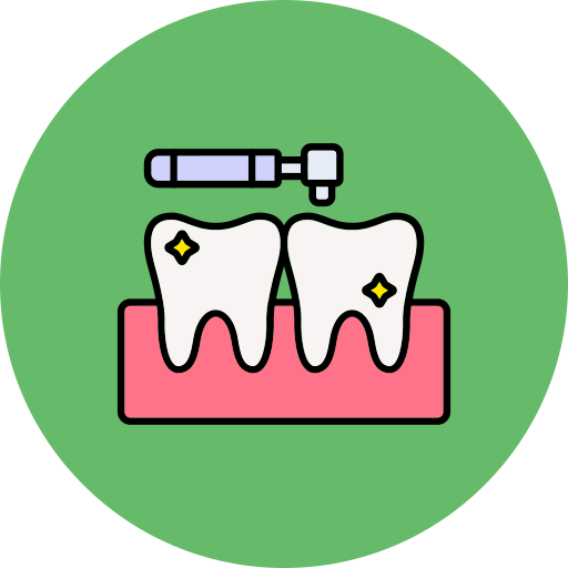 limpieza dental icono gratis