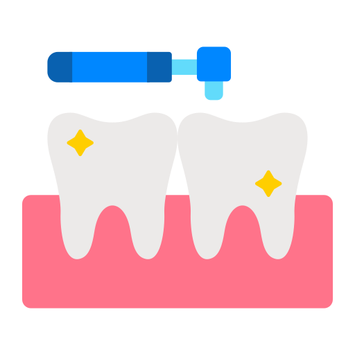 limpieza dental icono gratis