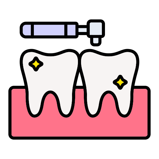 limpieza dental icono gratis