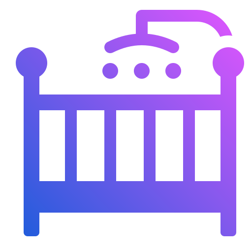 Baby bed free icon Baby bed free icon