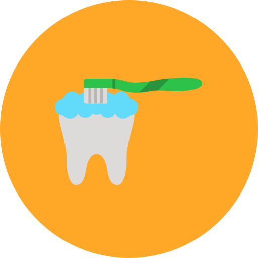 cepillado de dientes icono gratis