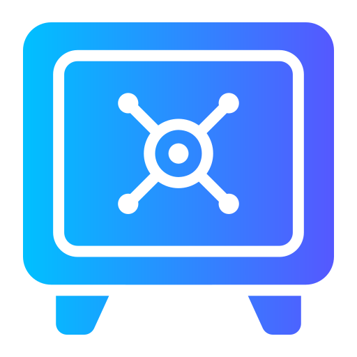 caja de seguridad icono gratis