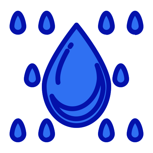 gotas de agua icono gratis