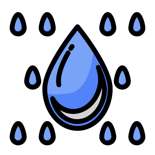 gotas de agua icono gratis