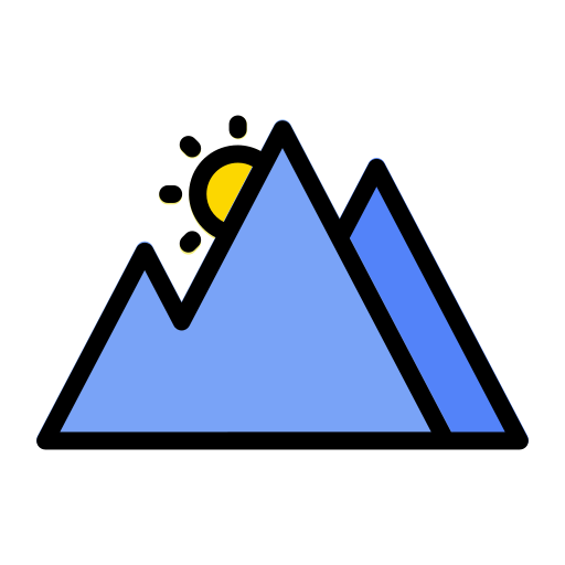 Mountain Generic color lineal-color icon