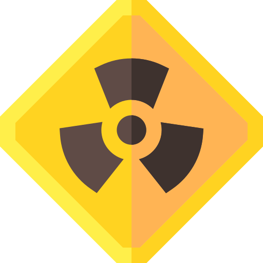 radiación icono gratis